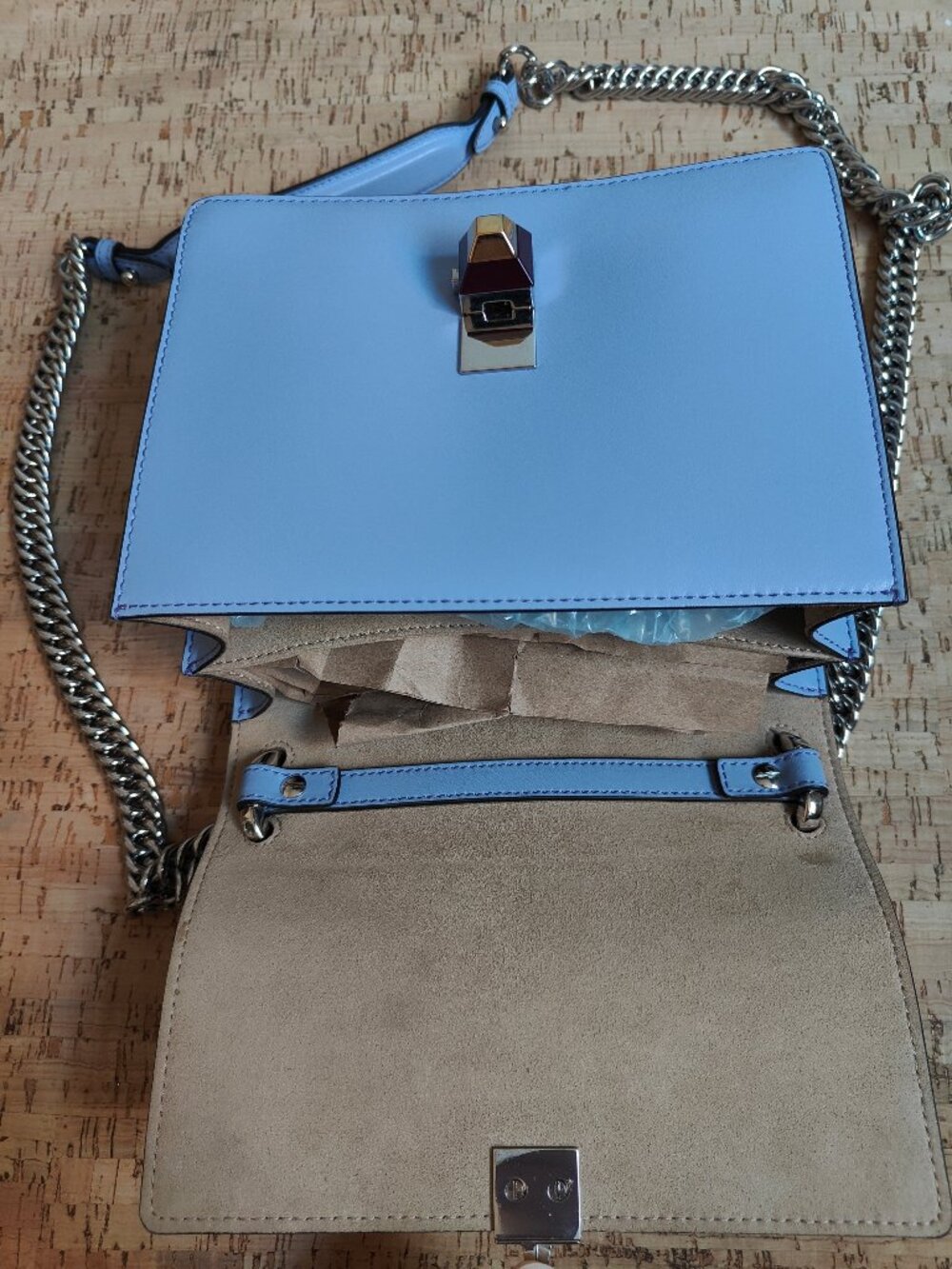 Fendi Kan I light blue shoulder purse - Picture 9 of 14